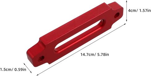 الألومنيوم Hawse Fairlead لحبل الونش الاصطناعي دليل ونش خفيف الوزن لملحقات ATV للمركبات على الطرق الوعرة مع قوة شد عالية وسهلة التركيب in Kuwait
