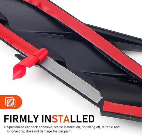 2 PCS Car Fender Side Vents, Waterproof Air Wing Vent Trim Sticker, Personalization Spoiler Body Decoration Cover, Universal for Most Cars (Black) in Saudi Arabia