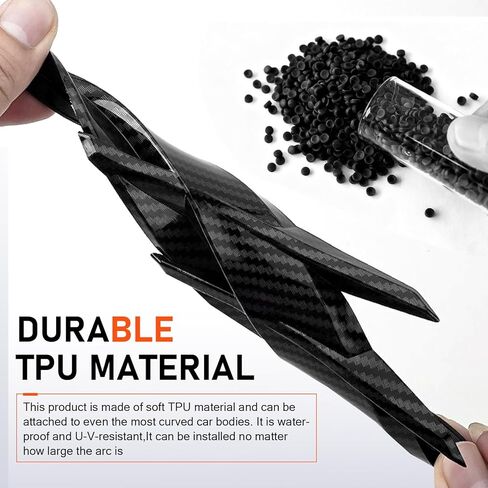 2 PCS Car Fender Side Vents, Waterproof Air Wing Vent Trim Sticker, Personalization Spoiler Body Decoration Cover, Universal for Most Cars (Black) in Saudi Arabia