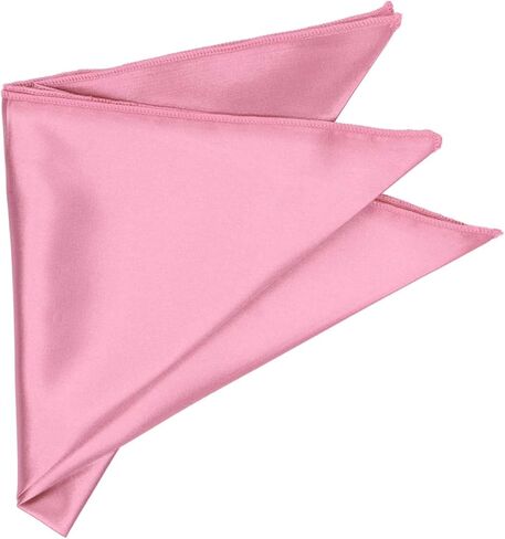 tiemart Bright Pink Solid Color Pocket Square in Saudi Arabia