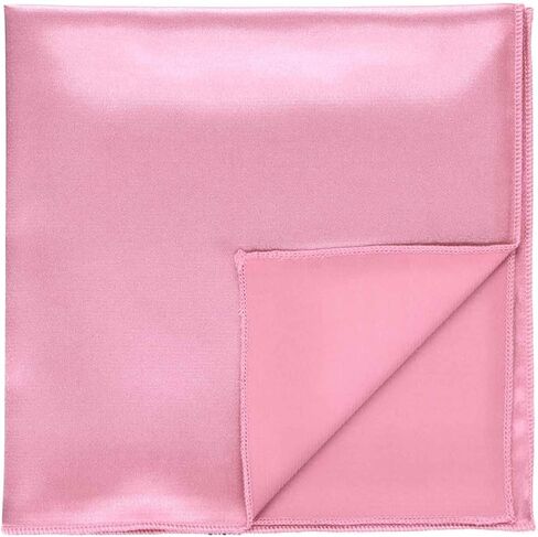 tiemart Bright Pink Solid Color Pocket Square in Saudi Arabia