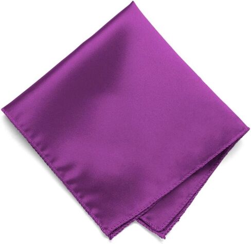 tiemart Dark Orchid Solid Color Pocket Square in Saudi Arabia