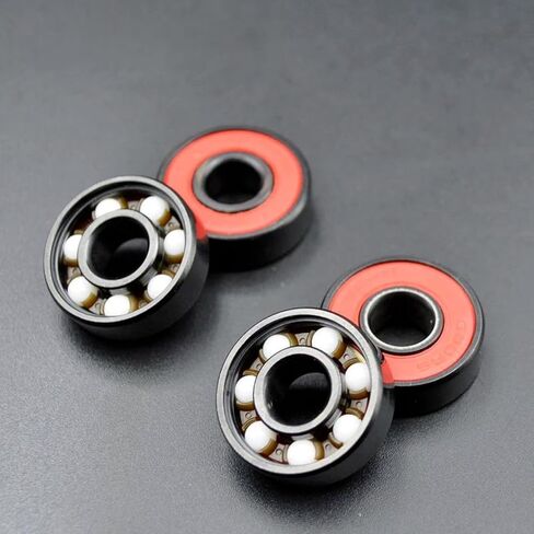High-Speed Hybrid Ceramic Skateboard Bearings, ABEC-11 Rated, Precision Ball Bearing Set (4Pcs 608RS 8x22x7mm) in Saudi Arabia