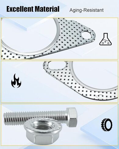 Catalytic Converter Gasket Bolt Fit for Infiniti Q40 Q50 Q60 Q70 QX70 2014-2019 Nissan 350Z 370Z Altima Sentra 2007-2022 Replace 20692-8H30A in Saudi Arabia