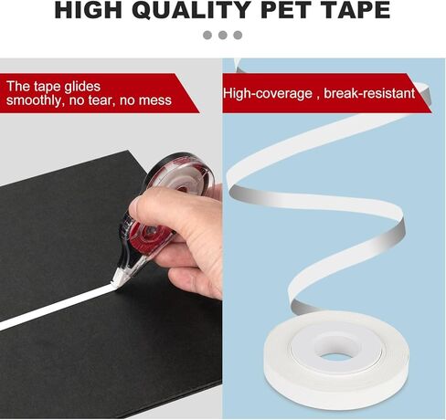 32-Pack Correction Tape with Dispenser, 39.37 ft Each, Fast Clean and Easy-to-Use White Correction Tape Office School Supplies, Random Mixed Colors in Kuwait