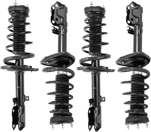 مجموعة أدوات تجميع الصدمات الأمامية والخلفية الكاملة للسيارات متوافقة مع 2012-2017 Toyota Camry لاستبدال 172941 172940 172943 172942-4PCS in Kuwait