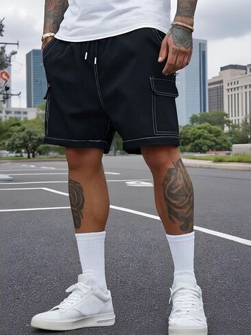 Men's Outdoor Hiking Shorts Elastic Waist with Pockets Breathable in Saudi Arabia