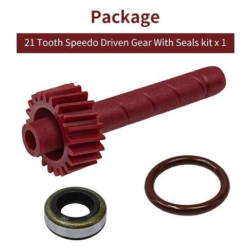 21 Tooth Speedo Driven Gear & Seals Kit Compatible with GM TH350 Turbo 350 Speedometer in Saudi Arabia