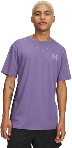 Under Armour Men's Sportstyle Left Chest Short-Sleeve T-Shirt , (392) Marine OD Green / / Black , Medium in Kuwait