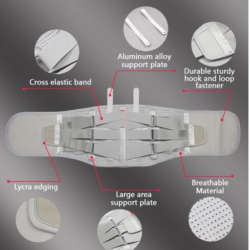 Breathable Back Brace Support Belt, Lower for Herniated Disc(Small) in Saudi Arabia