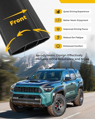 330LBS Lockable Cross Bars Roof Rack Fit for 2025 2026 Toyota 4Runner Aluminum Crossbars Cargo Bar Luggage Baggage Carrier Rooftop Accessories, for Storage Bag Kayak Snowboard Canoe Bike in Saudi Arabia