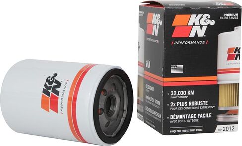 K&N Premium Oil Filter: Designed to Protect your Engine: Compatible with select vehicles, see product descripition for complete list, HP-2012 in Kuwait