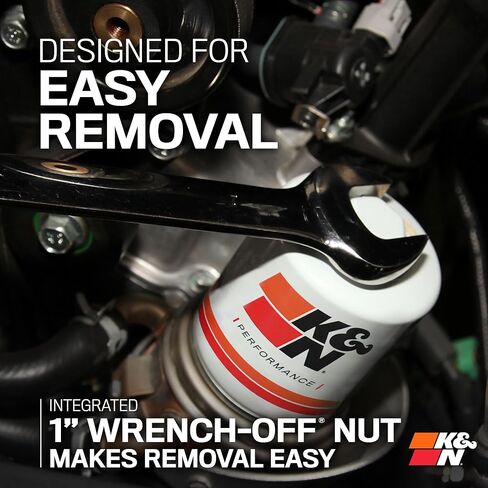 K&N Premium Oil Filter: Designed to Protect your Engine: Compatible with select vehicles, see product descripition for complete list, HP-2012 in Kuwait