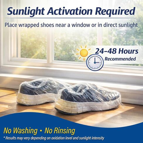 مزيل أكسدة نعل الحذاء الرياضي ومحلول ترميمه، النعل الجليدي والنعل المطاطي، صلصة النعل للنعال الصفراء، مبيض نعل الحذاء المنشط بأشعة الشمس، 2.8 أونصة سائلة in Kuwait