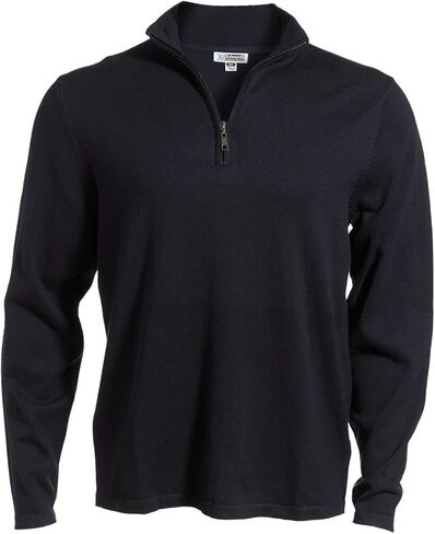 Edwards Long Sleeve 1/4 Zip Fine Gauge Sweater in Saudi Arabia