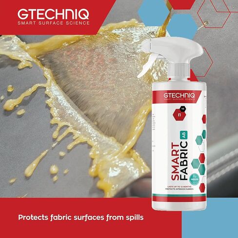 Gtechniq I1 حماية ذكية لأقمشة السيارات. يحمي من الانسكابات وبقع الزيت والعفن. طارد للماء - 1 لتر in Kuwait
