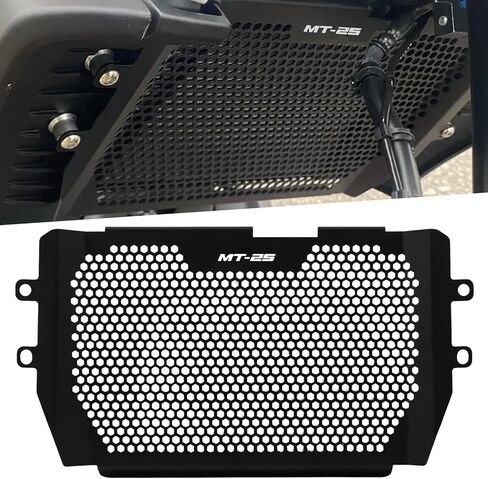 For YAMAHA MT-03 MT03 MT-25 MT25 Radiator Cover Grille Guard Protection Compatible with 2015 2016 2017 2018 2019 2020 2021 2022 2023 2024 2025 (MT-03) in Saudi Arabia