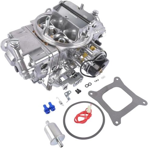 المكربن ​​E-Choke 750 CFM Double Pumper 4 برميل متوافق مع Quickfuel Brawler AP01 in Kuwait