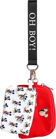 Disney Mickey Mouse All-Over Character Print 2-Piece Women's Coin Purse & Wristlet in Saudi Arabia
