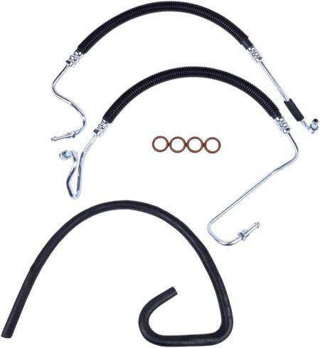 Hydroboost Power Steering Pressure and Return Hoses Compatible with Silverado Sierra 1500 2500 HD 3500 HD with 6.0L or 8.1L V8 Engines in Kuwait