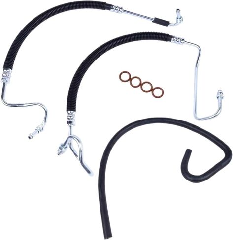 Hydroboost Power Steering Pressure and Return Hoses Compatible with Silverado Sierra 1500 2500 HD 3500 HD with 6.0L or 8.1L V8 Engines in Kuwait