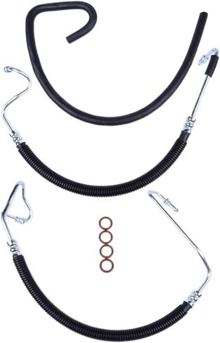 Hydroboost Power Steering Pressure and Return Hoses Compatible with Silverado Sierra 1500 2500 HD 3500 HD with 6.0L or 8.1L V8 Engines in Kuwait