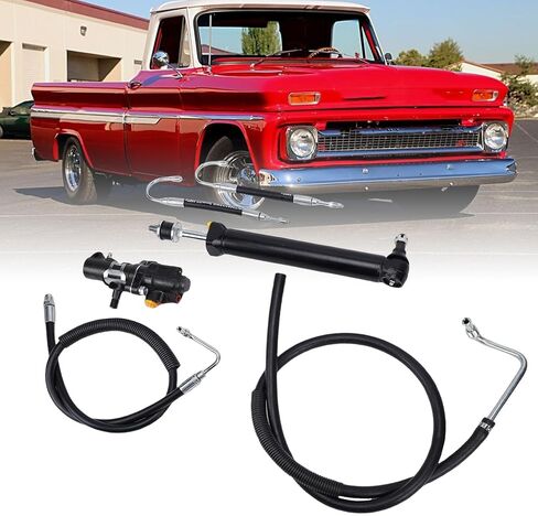Power Steering Valve Cylinder Hose Kit Replacement for Chevy Full Size 1960-1964 PS1A PSV2 PSHKIT5 in Saudi Arabia