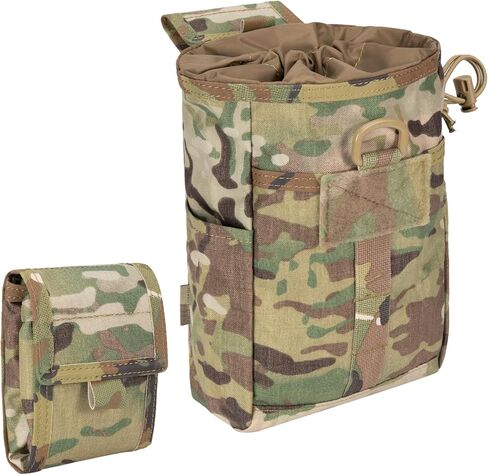 EXCELLENT ELITE SPANKER Molle Dump Pouch Drawstring Magazine Utility Pouch Folding Dump Pouch Waist Bag in Kuwait