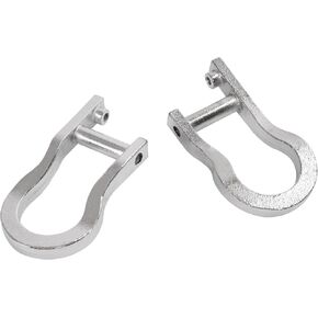 2PCS Front Bumper Tow Hooks Compatible with 2007-2019 Chevy Silverado GMC Sierra 1500 Replacement for 84072462 Steel (Silvery) in Saudi Arabia