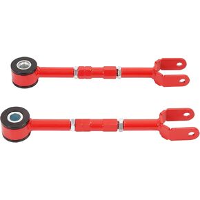 Adjustable Rear Traction Rod Compatible with 2003-2009 Nissan 350Z/ Infiniti G35 Coupe Sedan Radius Arms Steel Powder Coated Red in Kuwait