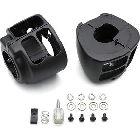 Black Switch Housings Cover Compatible with Harley Davidson Dyna/Sportsters/Softail/V-Rod/Touring 2009-2013 in Saudi Arabia