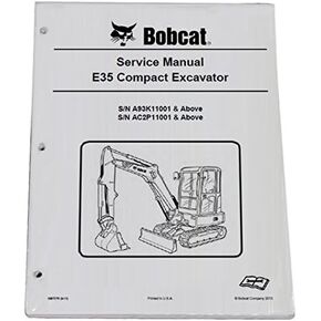 Bobcat E35 Workshop Repair Manual in Saudi Arabia