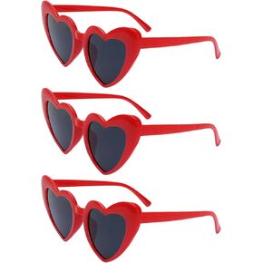 نظارات شمسية على شكل قلب للنساء نظارات شمسية على شكل عين القطة، إكسسوارات عيد الحب، نظارات حفلات أعياد الميلاد in Kuwait