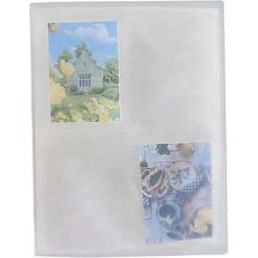 كتاب حامل بطاقات الصور، ألبوم صور 160 جيبًا مقاس 3 بوصات، أكمام على الوجهين، خالٍ من كلوريد الفينيل، حامل بطاقات شفاف للبطاقات البريدية in Kuwait