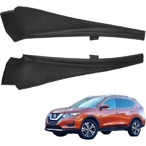 2 قطعة ممسحة الزجاج الأمامي لوحة القلنسوة متوافقة مع Nissan Rogue 2014 2015 2016 2017 2018 2019 2020 66894-4CL0A 66895-4CL0A مجموعة لوحة غطاء النافذة الجانبية اليسرى واليمنى in Kuwait