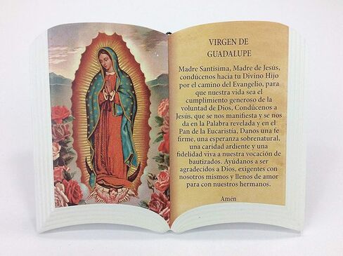 (Oracion) A la Virgen De Guadalupe con soporte para mes o colgar 6" X 4" in Saudi Arabia