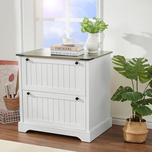 خزائن ملفات مقاس 30 بوصة، خزانة ملفات أفقية مع درجين ومجلدات ملفات معلقة، خزانة تخزين أفقية خشبية ذات أدراج واسعة للمستندات مقاس A4، والرسائل، والقانونية، وF4 - طبيعية in Kuwait