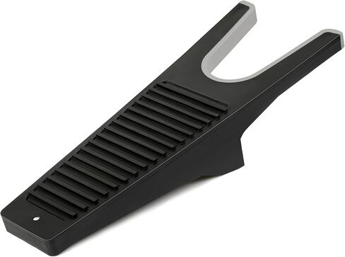 ZOMAKE Boot Jack لأحذية رعاة البقر - مزيل أحذية بمقبض إضافي لأحذية العمل، والأحذية المطاطية، والأحذية الجلدية، وأحذية ركوب الخيل - حذاء سحب التمهيد للرجال والنساء (أسود + رمادي) in Kuwait