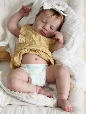 Zero Pam Reborn Baby Baby Dolls Silicone Company Body Avatar - 20 بوصة دمى الأطفال الرمزية التي تبدو حديثي الولادة الحقيقي ، دمية فتاة نابضة بالحياة صحيحة واضحة ، in Kuwait