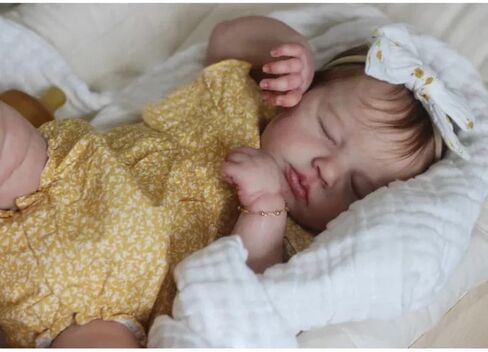 Zero Pam Reborn Baby Baby Dolls Silicone Company Body Avatar - 20 بوصة دمى الأطفال الرمزية التي تبدو حديثي الولادة الحقيقي ، دمية فتاة نابضة بالحياة صحيحة واضحة ، in Kuwait