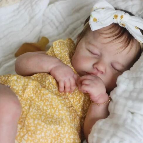 Zero Pam Reborn Baby Baby Dolls Silicone Company Body Avatar - 20 بوصة دمى الأطفال الرمزية التي تبدو حديثي الولادة الحقيقي ، دمية فتاة نابضة بالحياة صحيحة واضحة ، in Kuwait