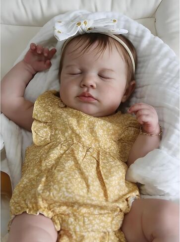 Zero Pam Reborn Baby Baby Dolls Silicone Company Body Avatar - 20 بوصة دمى الأطفال الرمزية التي تبدو حديثي الولادة الحقيقي ، دمية فتاة نابضة بالحياة صحيحة واضحة ، in Kuwait