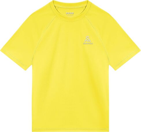 Boys Rash Guard Short Sleeve Swim Shirts Youth Kids UPF 50+ Sun Protection UV Water Shirts SPF Quick Dry Rashguard in Kuwait