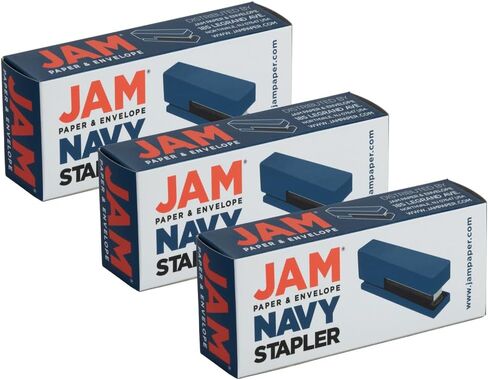 دباسة مكتبية عصرية من JAM PAPER - أزرق داكن - 3 قطع in Kuwait