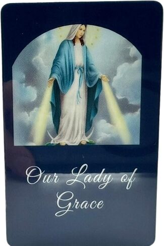 Westmon Works Our Lady of Grace Zippered Wallet Rosary Case with Holy Prayer Card Set in Saudi Arabia
