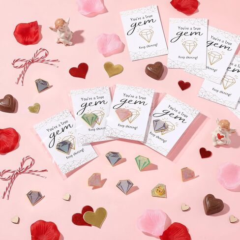 Landical Employee Appreciation Gifts for Women Friends Diamond Pins with You're True Gem Cards for Coworker Staff Team in Saudi Arabia