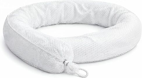 زيت جاهز للانسكاب فقط ذراع ماصة مقاس 5 بوصات × 10 بوصات (4 عبوات) - كارهة للماء، تمتص ما يصل إلى 11 جالونًا لكل ذراع ذراع ماصة قابلة للربط لاحتواء انسكاب الزيت والوقود على الماء/الأرض - جوارب ماصة - أبيض in Kuwait