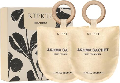 2 Packs Lemon Scented Sachets for Drawers and Closets Long Lasting Natural Home Fragrance Car Air Refrehener Closet Deodorizer Fresh Lemon Aroma Scent in Saudi Arabia