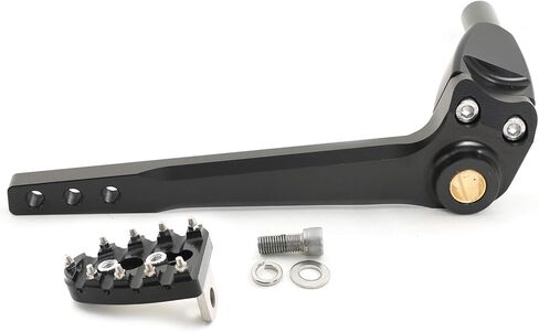 TOFR Rear Brake Pedal Foot Brake Lever with Peg for Harley Softail Street Bob FXBB FXBBS Low Rider FXLR Low Rider S FXLRS 2018-up CNC Aluminium Anodized in Black in Saudi Arabia