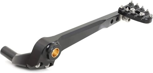 TOFR Rear Brake Pedal Foot Brake Lever with Peg for Harley Softail Street Bob FXBB FXBBS Low Rider FXLR Low Rider S FXLRS 2018-up CNC Aluminium Anodized in Black in Saudi Arabia
